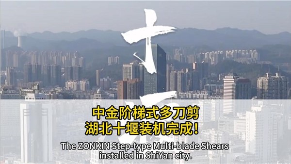 湖北十堰裝機(jī)中金階梯式多刀剪！